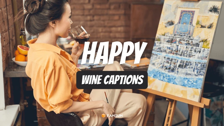 Happy Wine Captions for Instagram